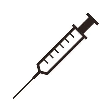 Injection syringe icon Stock Illustration