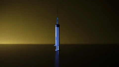 Injection syringe vaccination Video stock 274415020