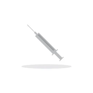Injection vector illustration isolated on white color background Stock Illustration
