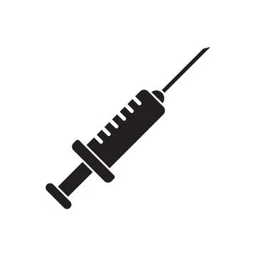 Injection vial icon vector Stock Illustration