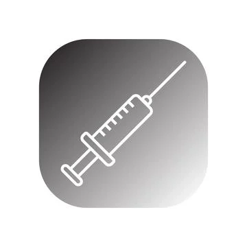 Injection vial icon vector Stock Illustration