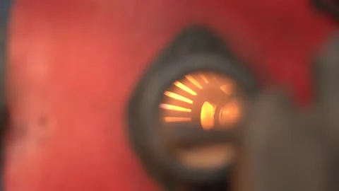 Injector of a steam boiler. Stock Footage 153065860