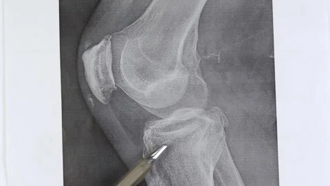 Injured knee Stock Footage 330889434