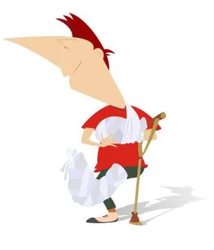 Injury Illustrazione stock