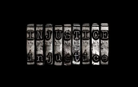 Injustice concept Stock Photos