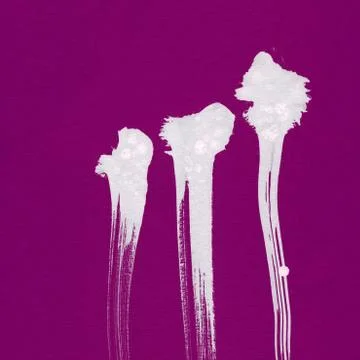 Ink abstract hand-drawn background with drops and splashes. Stock Illustration
