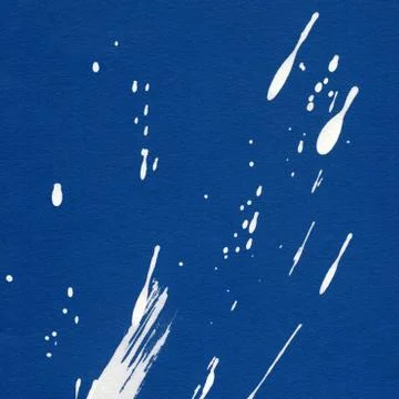 Ink abstract hand-drawn background with drops and splashes. Stock Illustration