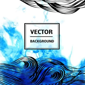 Ink background Stock Illustration