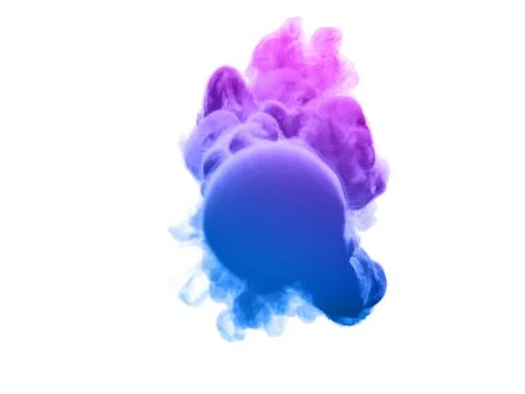 Ink ball underwater Stock Illustration