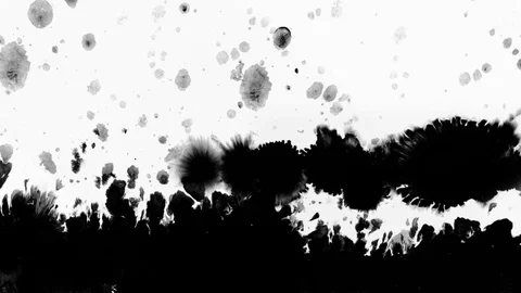 Ink bands fill the screen, transition. Stock Footage 102396243