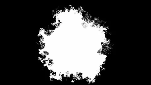 Ink bleed reveal Stock Footage 96301751