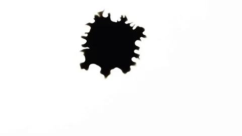 Ink Bleeds. Ink Blots. Drops. Stock Footage 79806250