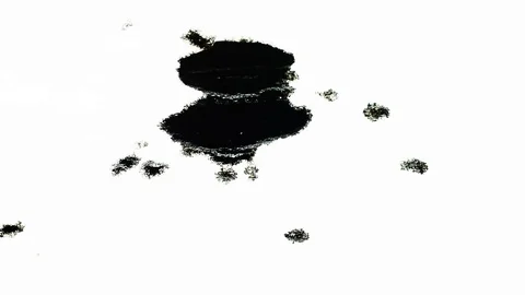 Ink Bleeds. Ink Blots. Drops. Stock Footage 79806343