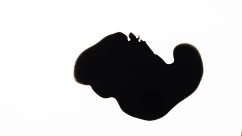 Ink Bleeds. Ink Blots. Drops. Stock Footage 79806394
