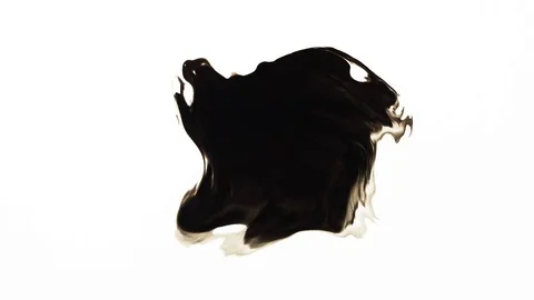 Ink Bleeds. Ink Blots. Drops. Stock Footage 79806400