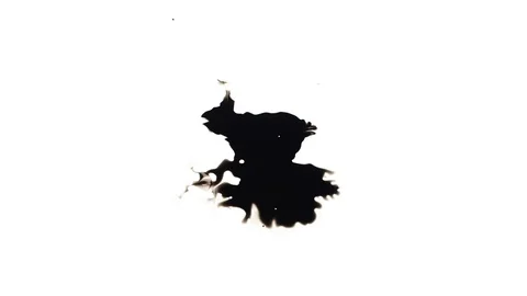 Ink Bleeds. Ink Blots. Drops. Stock Footage 79806411
