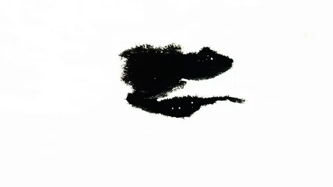 Ink Bleeds. Ink Blots. Drops. Stock Footage 79806440