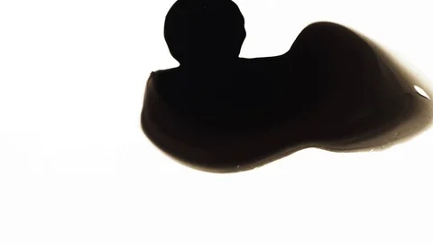 Ink Bleeds. Ink Blots. Drops. Stock Footage 79806455