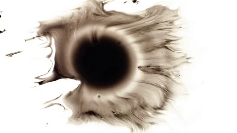 Ink Bleeds. Ink Blots. Drops. Stock Footage 79806477