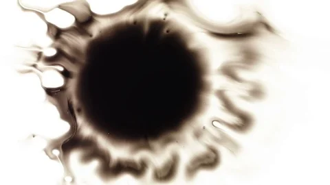Ink Bleeds. Ink Blots. Drops. Stock Footage 79806488