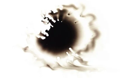 Ink Bleeds. Ink Blots. Drops. Stock Footage 79806528