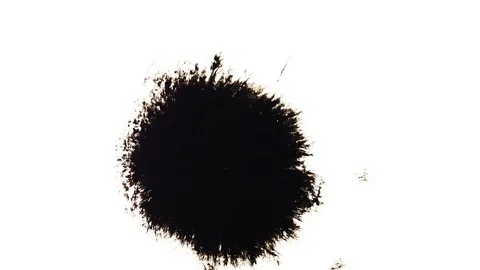 Ink Bleeds. Ink Blots. Drops. Stock Footage 79806543