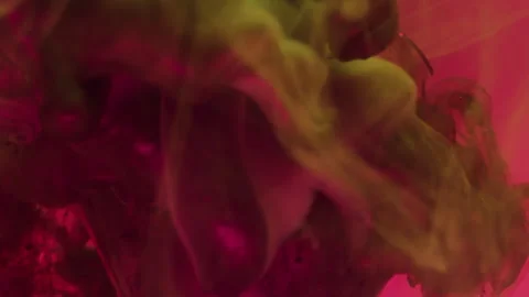 Ink blend explode lamp paint light bulb underwater Stock Footage 329283769