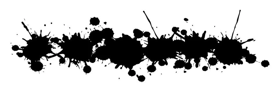 Ink blobs design Stock Illustration