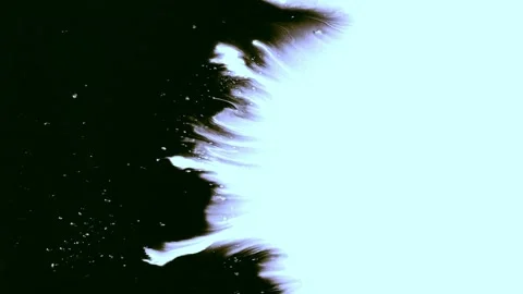 Ink bloom abstract organic motion on light background. 스톡 동영상 336813993