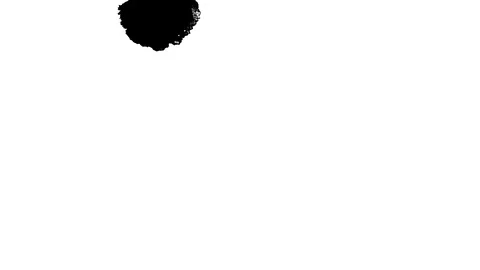 Ink Bloom on white Ink bleed Bloom. Stock Footage 102290671