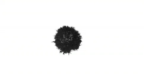 Ink Blot 031 Stock Footage