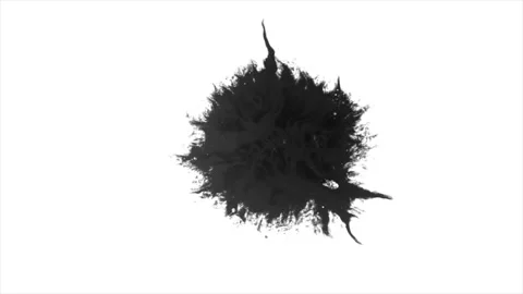 Ink Blot 04 Stock Footage 214308963