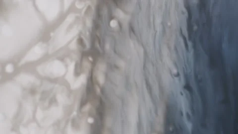 Ink blot dye splatter liquid droplet fall ball Stock Footage 314809750