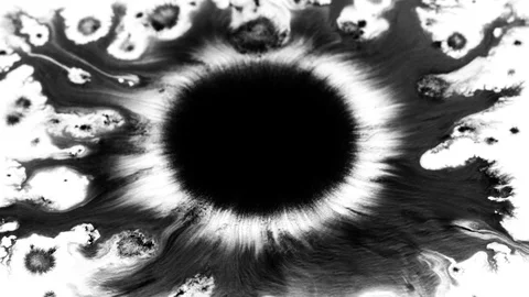 Ink blot. Video stock 98235673