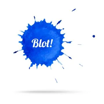 Ink blot Stock Illustration