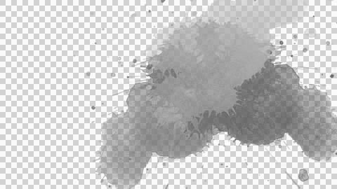 Ink Blot Paint Brush Stroke Stock Illustration