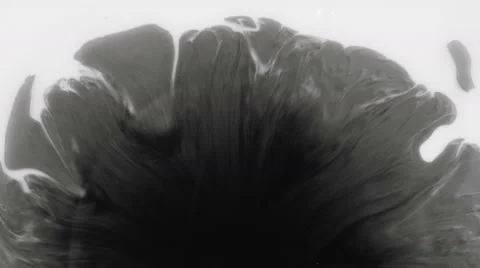 Ink blots in 4K UHD. Stock Footage 48546657