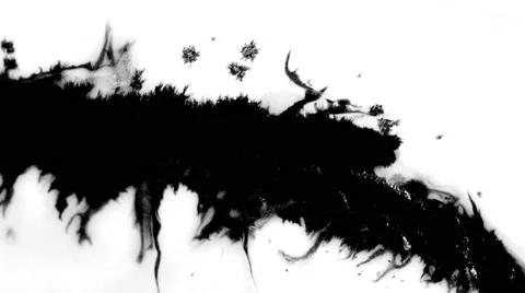 Ink blots in 4K UHD. 스톡 동영상 64557300