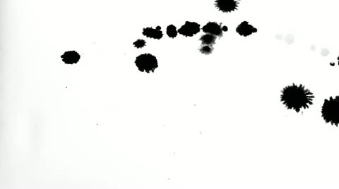 Ink blots Stock Footage 22046684