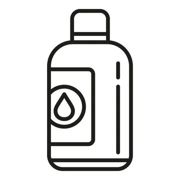 Ink bottle icon outline vector. Digital print Ilustración de archivo