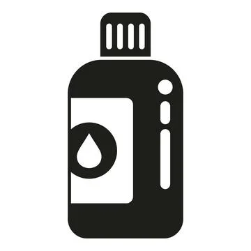 Ink bottle icon simple vector. Digital print 스톡 일러스트