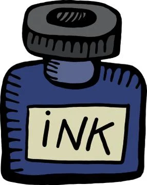 Ink Bottle Stock-Illustration