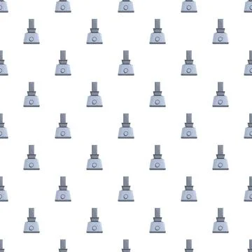 Ink bottle seamless pattern on white background Stock Illustration
