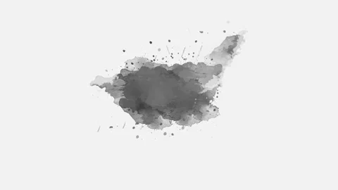 Ink brush stroke alpha cinematic transition premium Stock Footage 247901280