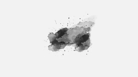 Ink brush stroke alpha cinematic reveal Stock Footage 247901506