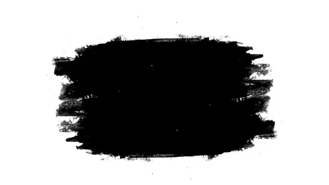 Ink Brush Stroke transition Stock Footage 124105737