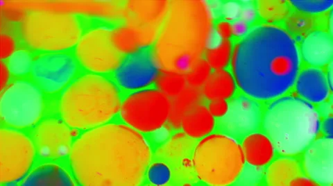 Ink Bubbles In Water. Stockbeeldmateriaal 50925379