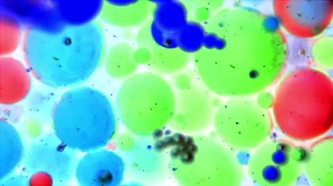 Ink Bubbles In Water. Stockbeeldmateriaal 50925382