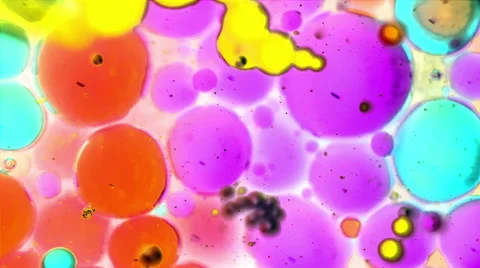 Ink Bubbles In Water. 스톡 동영상 50925748