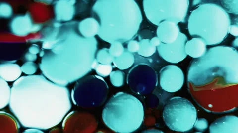 Ink Bubbles In Water. Stock Footage 50932205